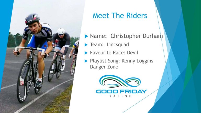 Chris Durham rider profile Good Friday track 2018